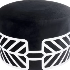 Sitzbänke|KARE Design Hocker Jenna Schwarz O61Cm