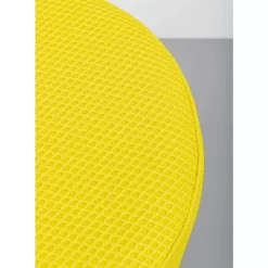 Sitzbänke|KARE Design Hocker Jody Gelb Mesh Schwarz O35Cm