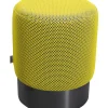 Sitzbänke|KARE Design Hocker Jody Gelb Schwarz Mesh Schwarz O35Cm