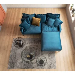 Sitzbänke|KARE Design Hocker Lullaby Petrol