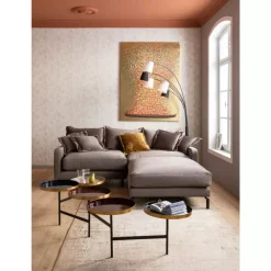 Sitzbänke|KARE Design Hocker Lullaby Taupe