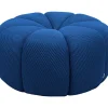 Sitzbänke|KARE Design Hocker Peppo Lounge Blau O80Cm