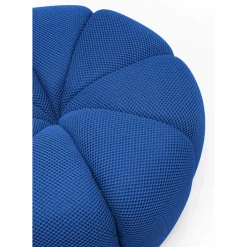 Sitzbänke|KARE Design Hocker Peppo Lounge Blau O80Cm