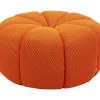 Sitzbänke|KARE Design Hocker Peppo Lounge Orange O80Cm