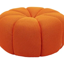 Sitzbänke|KARE Design Hocker Peppo Lounge Orange O80Cm