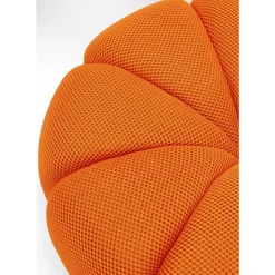 Sitzbänke|KARE Design Hocker Peppo Lounge Orange O80Cm