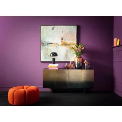 Sitzbänke|KARE Design Hocker Peppo Lounge Orange O80Cm