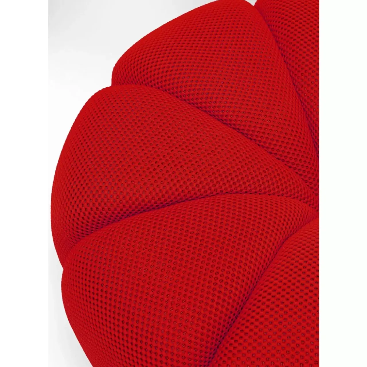 Sitzbänke|KARE Design Hocker Peppo Lounge Rot O80Cm