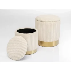 Sitzbänke|KARE Design Hocker Plush (2/Set)