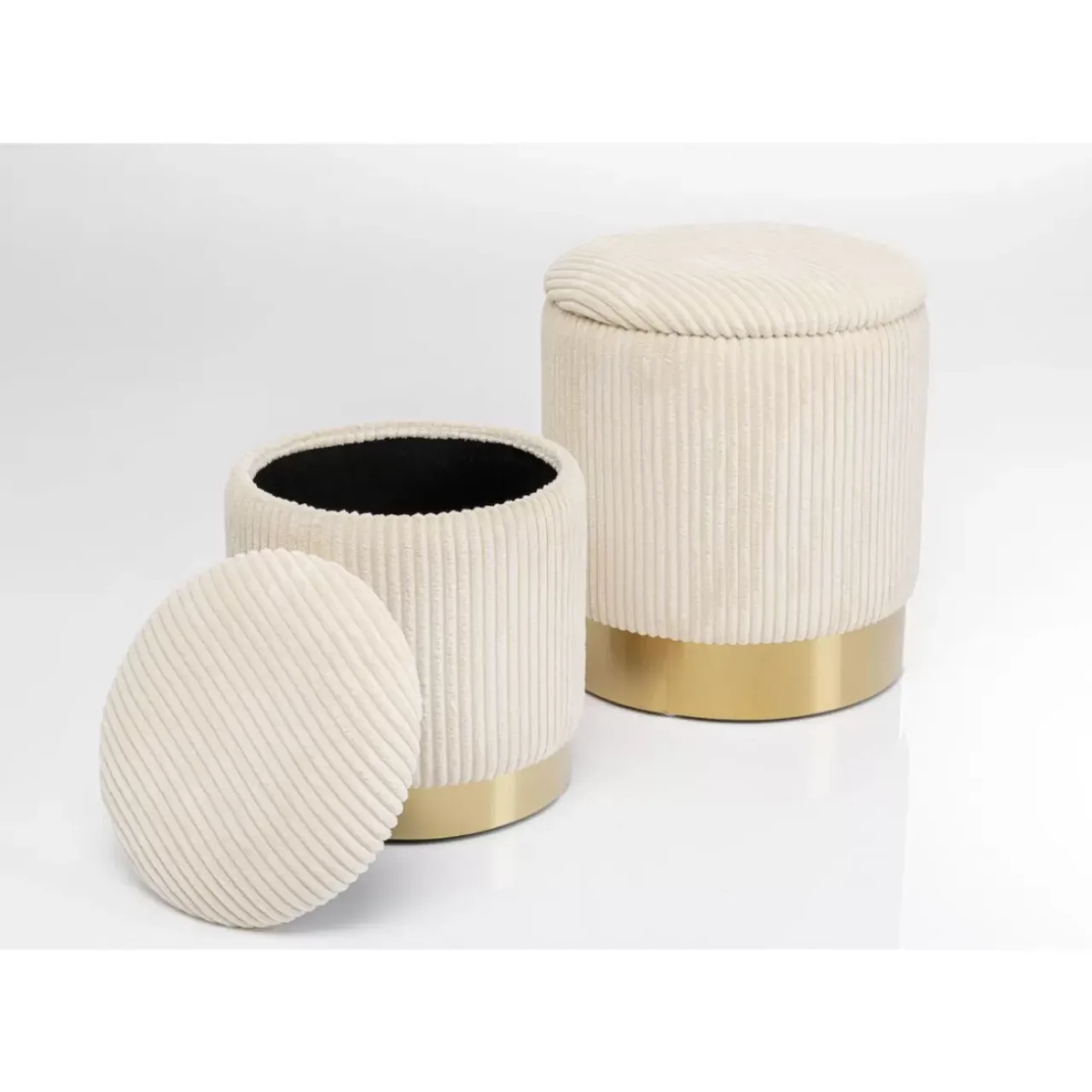 Sitzbänke|KARE Design Hocker Plush (2/Set)