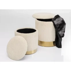 Sitzbänke|KARE Design Hocker Plush (2/Set)