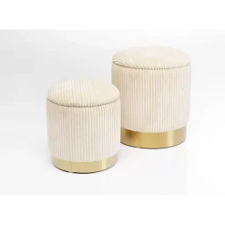 Sitzbänke|KARE Design Hocker Plush (2/Set)