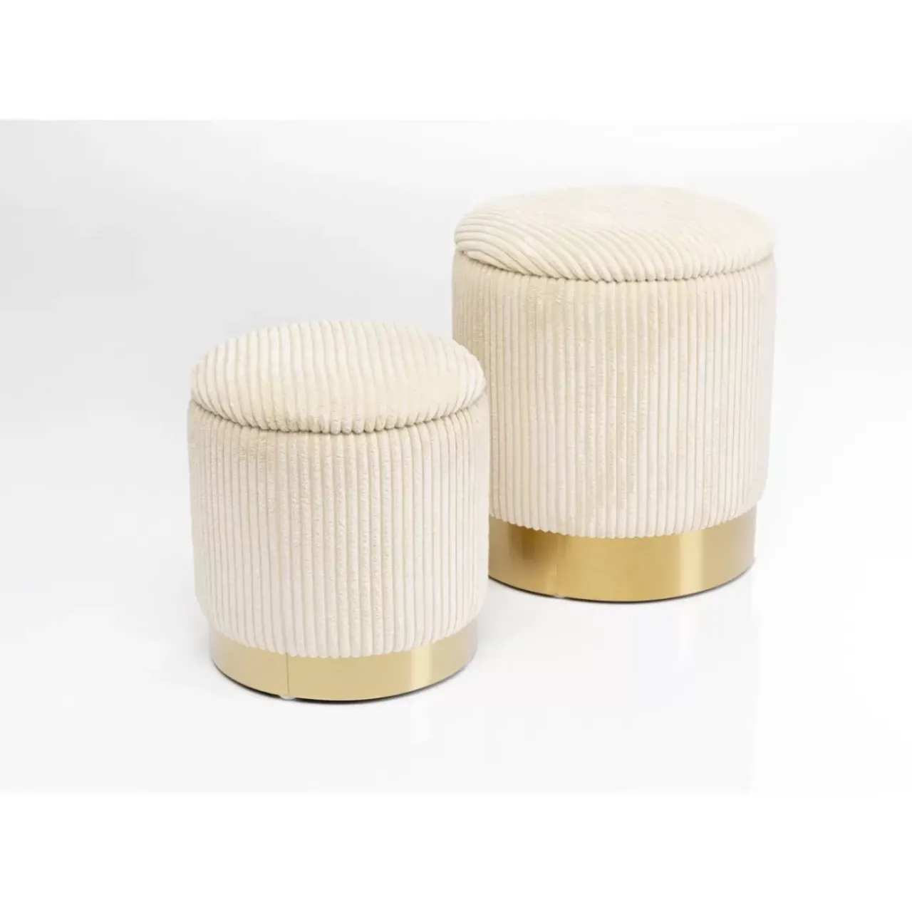 Sitzbänke|KARE Design Hocker Plush (2/Set)