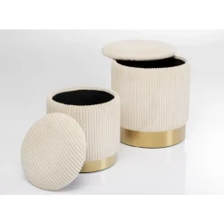 Sitzbänke|KARE Design Hocker Plush (2/Set)