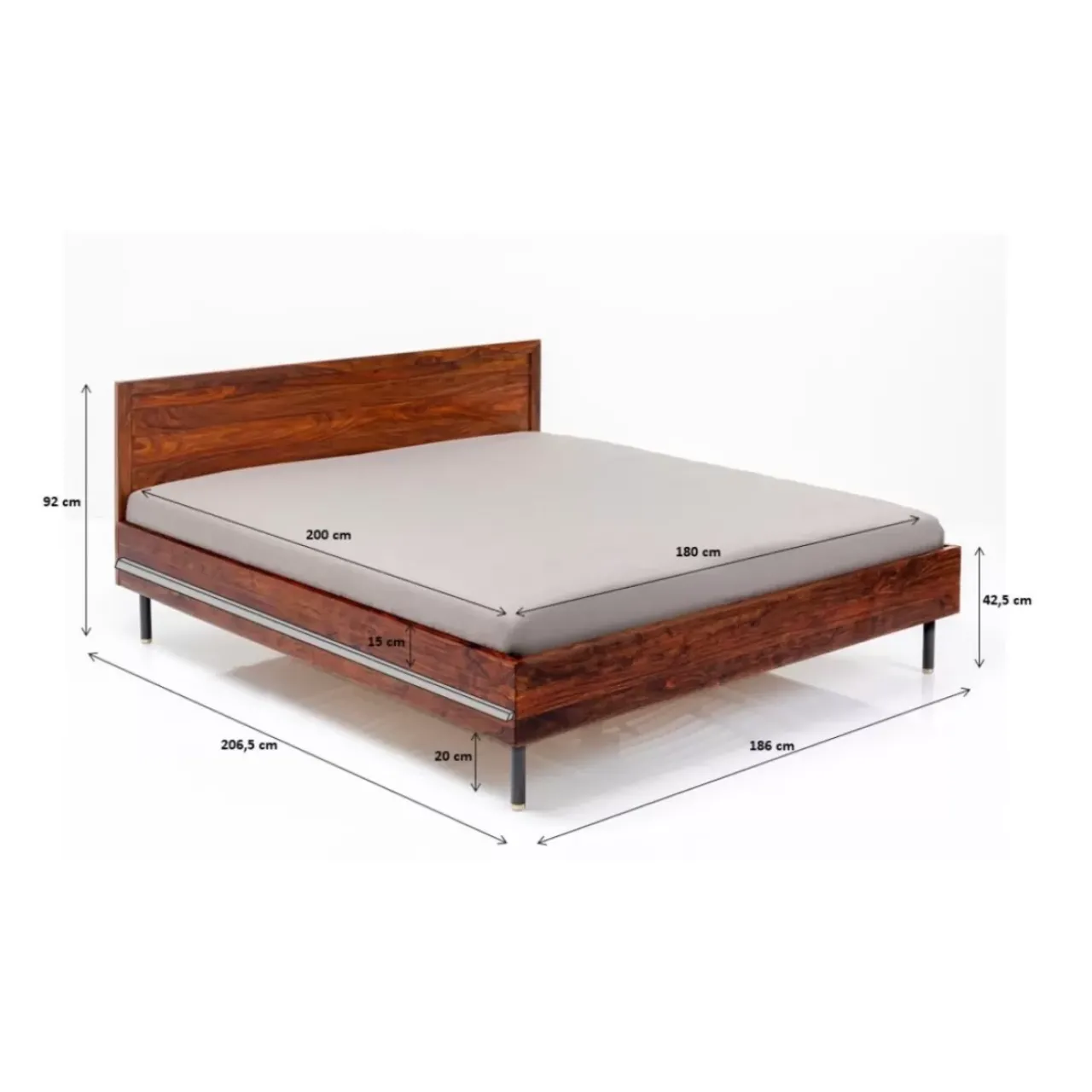 Betten|KARE Design Holzbett Ravello 180X200