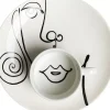 Geschirr & Tischaccessoires|KARE Design Kaffeetasse Viso Donna (2/Tlg.)