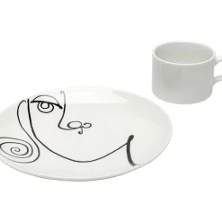 Geschirr & Tischaccessoires|KARE Design Kaffeetasse Viso Donna (2/Tlg.)