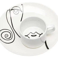 Geschirr & Tischaccessoires|KARE Design Kaffeetasse Viso Donna (2/Tlg.)
