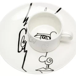 Geschirr & Tischaccessoires|KARE Design Kaffeetasse Viso Uomo (2/Tlg.)