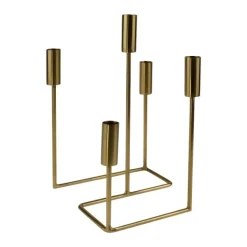 Kerzenständer & Laternen|KARE Design Kerzenleuchter Labyrinth Gold