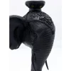 Kerzenständer & Laternen|KARE Design Kerzenständer Elephant Head Schwarz 49Cm