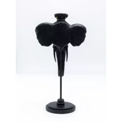 Kerzenständer & Laternen|KARE Design Kerzenständer Elephant Head Schwarz 49Cm
