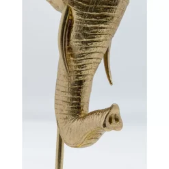 Kerzenständer & Laternen|KARE Design Kerzenständer Elephant Head Gold 49Cm