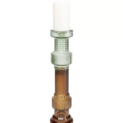 Kerzenständer & Laternen|KARE Design Kerzenständer Marvelous Duo Grun Braun 49Cm