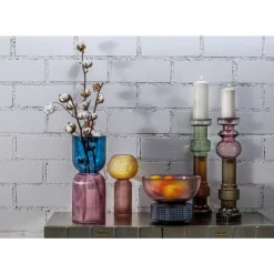 Kerzenständer & Laternen|KARE Design Kerzenständer Marvelous Duo Lila Grau 49