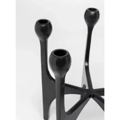 Kerzenständer & Laternen|KARE Design Kerzenständer Stacky Schwarz 31Cm