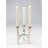 Kerzenständer & Laternen|KARE Design Kerzenständer Stacky Silber 15Cm