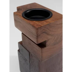 Kerzenständer & Laternen|KARE Design Kerzenständer Wood Tetris 31Cm