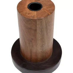 Kerzenständer & Laternen|KARE Design Kerzenständer Wood Zylinder 15Cm