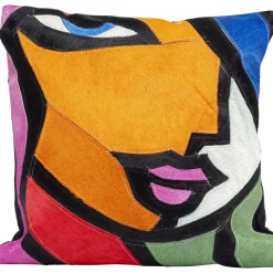 Kissen|KARE Design Kissen Abstract Lady Face 40X40Cm