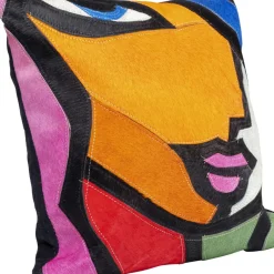 Kissen|KARE Design Kissen Abstract Lady Face 40X40Cm