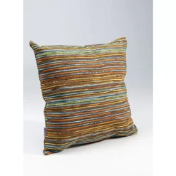 Kissen|KARE Design Kissen Colourful Stripes Braun 40X40Cm