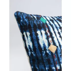 Kissen|KARE Design Kissen Desna Patchwork Blau 60X35Cm