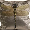 Kissen|KARE Design Kissen Glitter Dragonfly Braun 40X40Cm