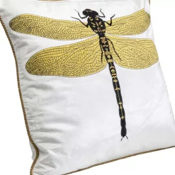 Kissen|KARE Design Kissen Glitter Dragonfly Weis 40X40Cm