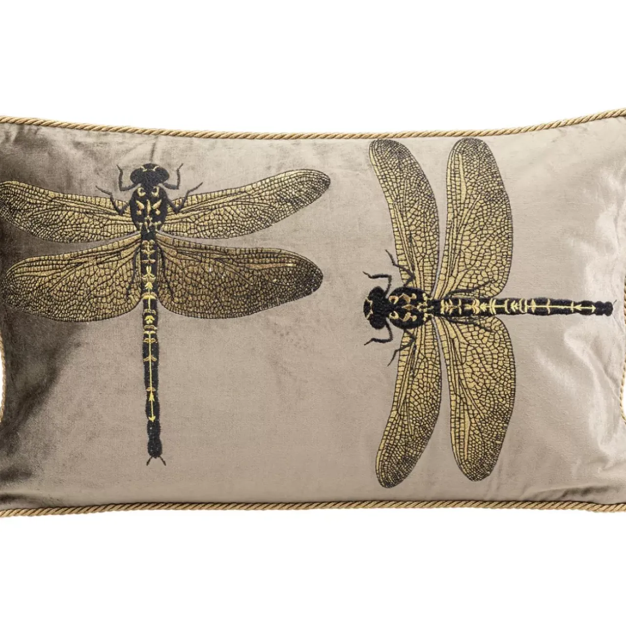 Kissen|KARE Design Kissen Glitter Dragonfly Braun 50X30Cm