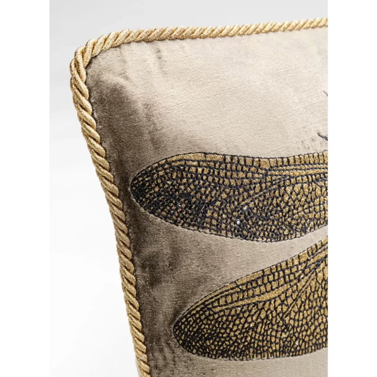 Kissen|KARE Design Kissen Glitter Dragonfly Braun 50X30Cm