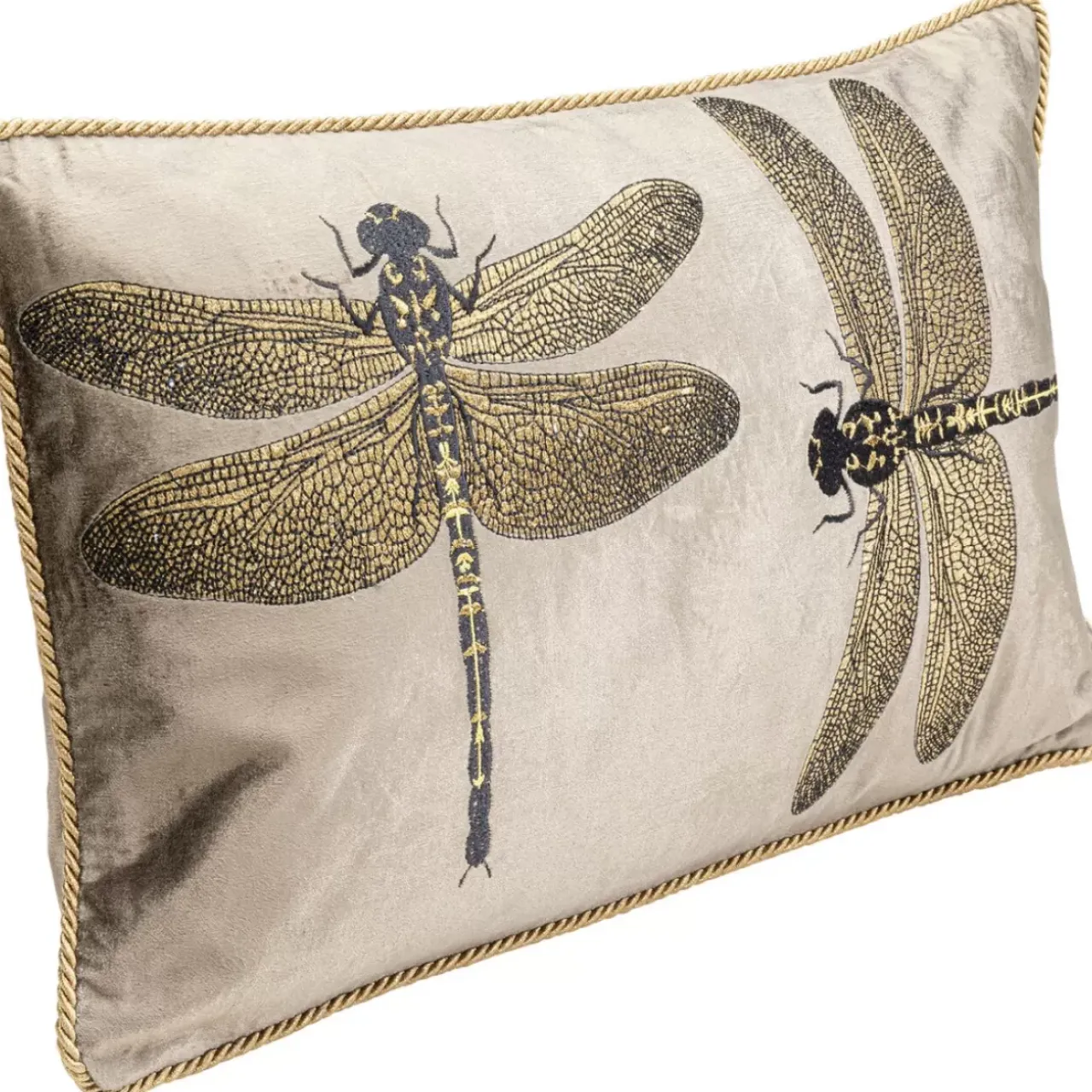 Kissen|KARE Design Kissen Glitter Dragonfly Braun 50X30Cm