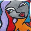 Kissen|KARE Design Kissen Monique Purple Hair 40X40Cm