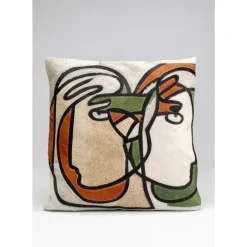 Kissen|KARE Design Kissen Thoughts Faces 40X40Cm