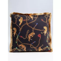 Kissen|KARE Design Kissen Tiger Chain Schwarz 45X45Cm