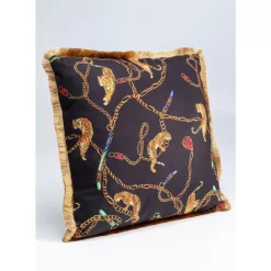 Kissen|KARE Design Kissen Tiger Chain Schwarz 45X45Cm