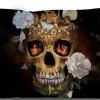 Deko & Geschenkartikel|KARE Design Kissenbezug 40X65 Skull Memento Mori