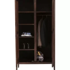 Regale|KARE Design Kleiderschrank Brooklyn Walnut