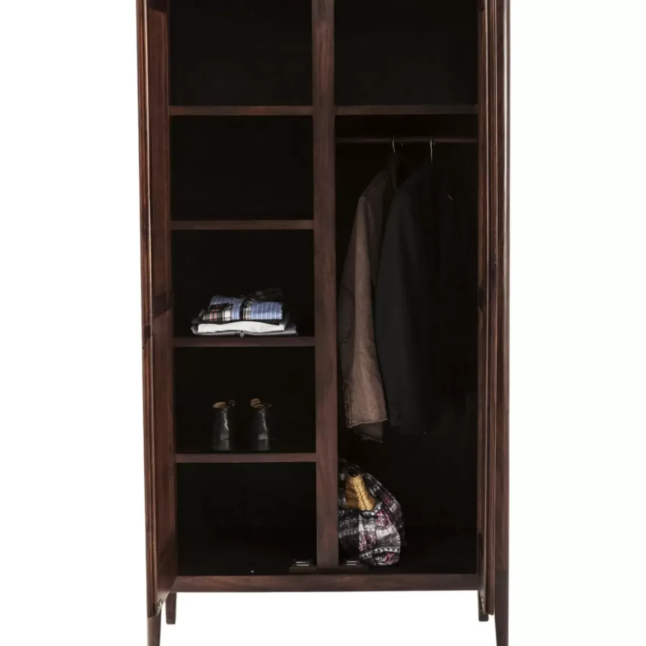 Regale|KARE Design Kleiderschrank Brooklyn Walnut