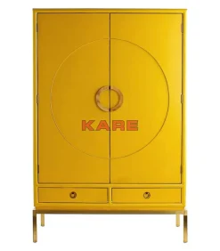 Regale|KARE Design Kleiderschrank Disk Yellow